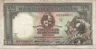 Uruguay 50 Centésimos, 1937 image