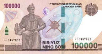 Uzbekistan 100.000 Soʻm, 2019 image