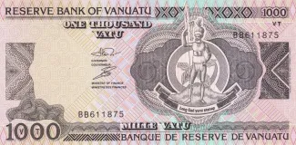 Vanuatu 1.000 Vatu, 1993 obverse