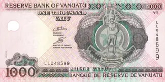 Vanuatu 1.000 Vatu, 2002-2006 obverse