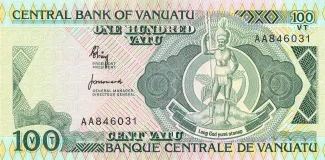 Vanuatu 100 Vatu, 1982 obverse