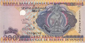Vanuatu 200 Vatu, 1995-2006 obverse