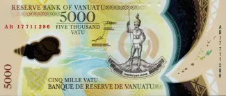 Vanuatu 5.000 Vatu, 2017 obverse