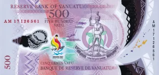 Vanuatu 500 Vatu 2017, 2017 P-20 obverse