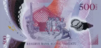Vanuatu 500 Vatu 2017, 2017 P-20 reverse