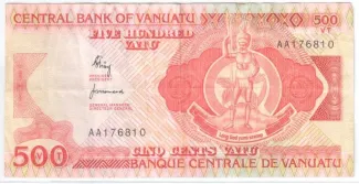 Vanuatu 500 Vatu, 1982 obverse