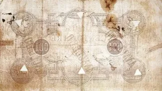Vatican City 100 Lire, 1867 reverse