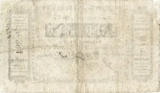 Vatican City 1 Scudo, 1853 reverse