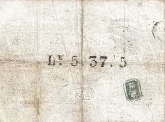 Vatican City 1 Scudo, 1866-1867 reverse