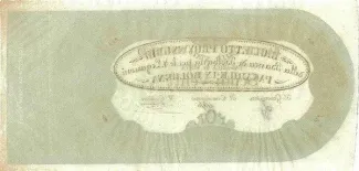 Vatican City 20 Scudi, 1855 reverse