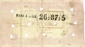 Vatican City 5 Scudi, 1866-1867 reverse