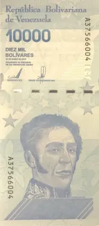 Venezuela 10.000 Bolivares, 2019 image