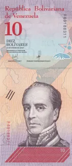 Venezuela 10 Bolivares, 2018 image