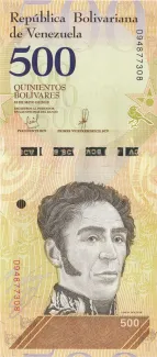Venezuela 500 Bolivares, 2018 image