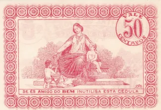 Viana do Castelo, District of 50 Centavos, reverse