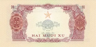 South Vietnam 20 Xu, 1968 reverse