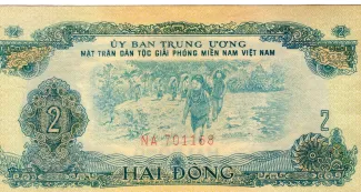 South Vietnam 2 Dong, 1968 obverse