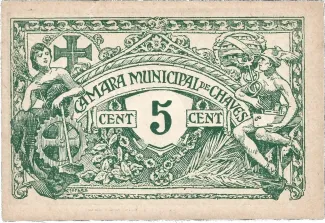 Vila Real, District of 5 Centavos, reverse