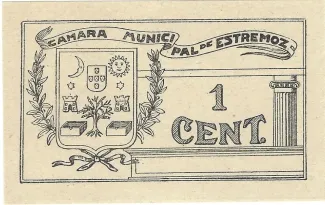vora, District of 1 Centavo, obverse
