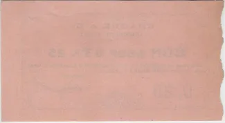 Vosges, Department of 25 Centimes, 1914 reverse