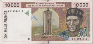 Western African States 10.000 Francs, 2001 image