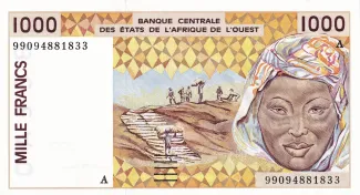 Western African States 1.000 Francs, 2003 image