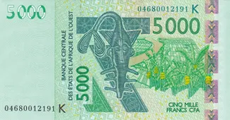 Western African States 5.000 Francs, 2024 image