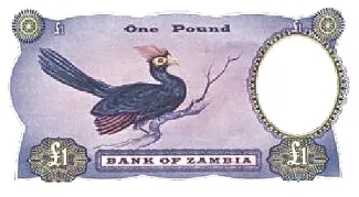Zambia 1 Pounds, 1963 reverse