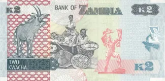 Zambia 2 Kwacha, 2012-2014 reverse