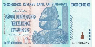 Zimbabwe 100.000.000.000.000 Dollars, 2008 obverse