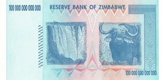 Zimbabwe 100.000.000.000.000 Dollars, 2008 reverse