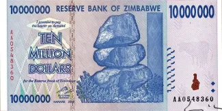 Zimbabwe 10.000.000 Dollars, 2008 obverse