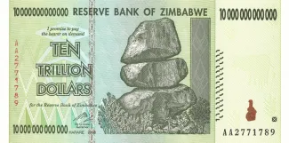 Zimbabwe 10.000.000.000.000 Dollars, 2008 obverse