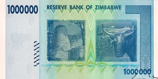 Zimbabwe 1.000.000 Dollars, 2008 reverse