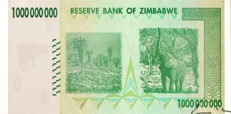 Zimbabwe 1.000.000.000 Dollars, 2008 reverse