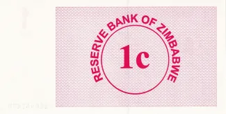 Zimbabwe 1 Cent, 2006 reverse