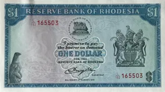 Rhodesia 1 Dollar, 1979 image