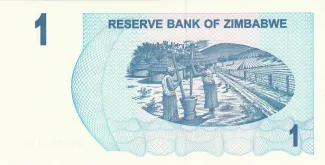 Zimbabwe 1 Dollar, 2006 reverse