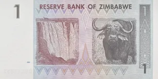 Zimbabwe 1 Dollar, 2007 reverse