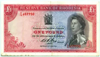 Rhodesia 1 Pound, 1968 image