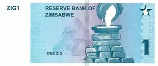 Zimbabwe 1 ZiG, 2024 reverse