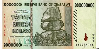 Zimbabwe 20.000.000.000 Dollars, 2008 obverse