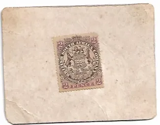 Southern Rhodesia 2 Pence, 1900 reverse