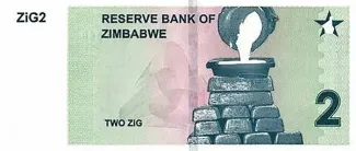 Zimbabwe 2 ZiG, 2024 reverse