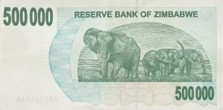 Zimbabwe 500.000 Dollars, 2007 reverse