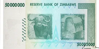 Zimbabwe 50.000.000 Dollars, 2008 reverse