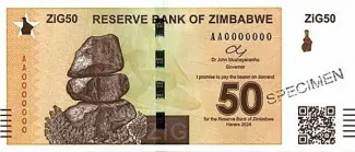 Zimbabwe 50 ZiG, 2024 image