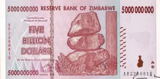 Zimbabwe 5.000.000.000 Dollars, 2008 obverse