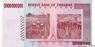Zimbabwe 5.000.000.000 Dollars, 2008 reverse